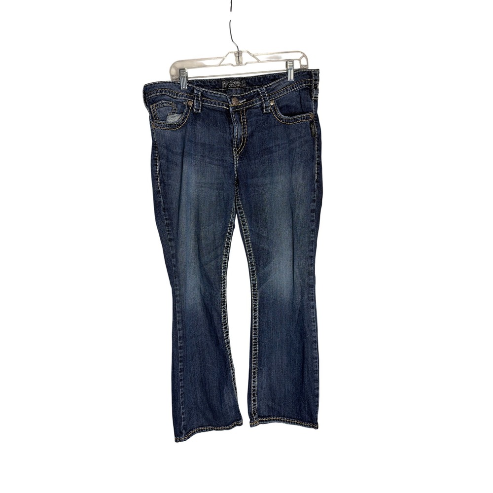 Silver Jeans Co Aiko Bootcut Dark Wash Denim Jeans Size 16 x 31 W31628836